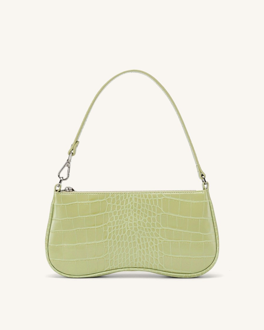 Sacs JW PEI | Sac Bandouliere Eva - Vert Clair Effet Croco