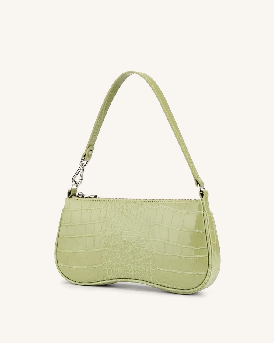 Sacs JW PEI | Sac Bandouliere Eva - Vert Clair Effet Croco