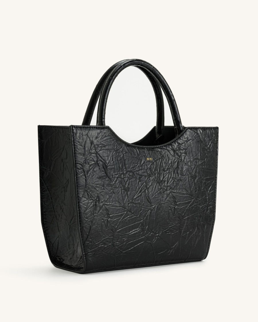 Sacs JW PEI | Sac Cabas A Plis Leah - Noir