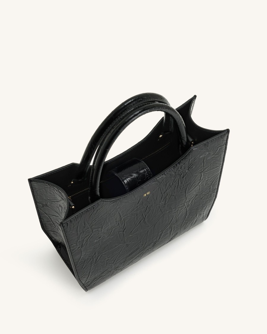 Sacs JW PEI | Sac Cabas A Plis Leah - Noir