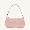 Sacs JW PEI | Sac Bandouliere Eva - Rose Clair Effet Croco