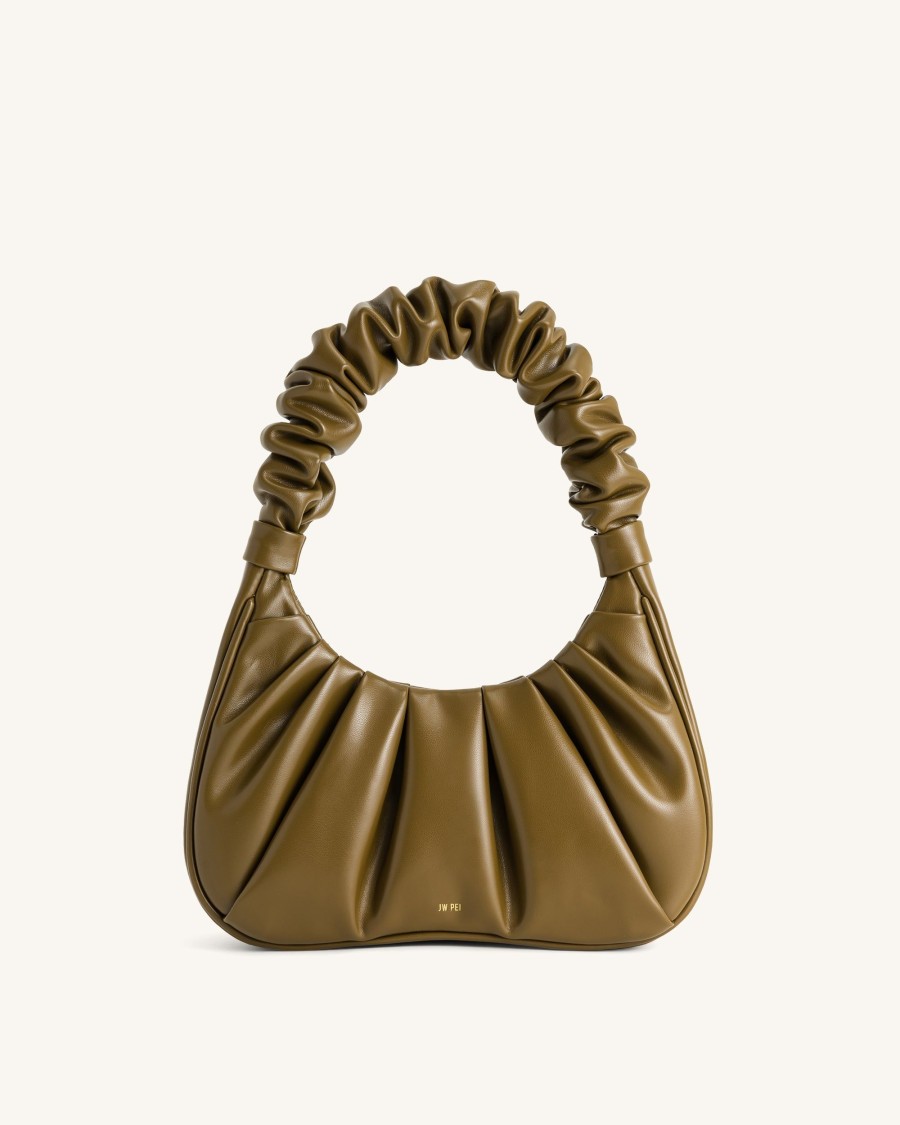 Sacs JW PEI | Sac A Main Hobo Gabbi A Fronces - Olive Fonce