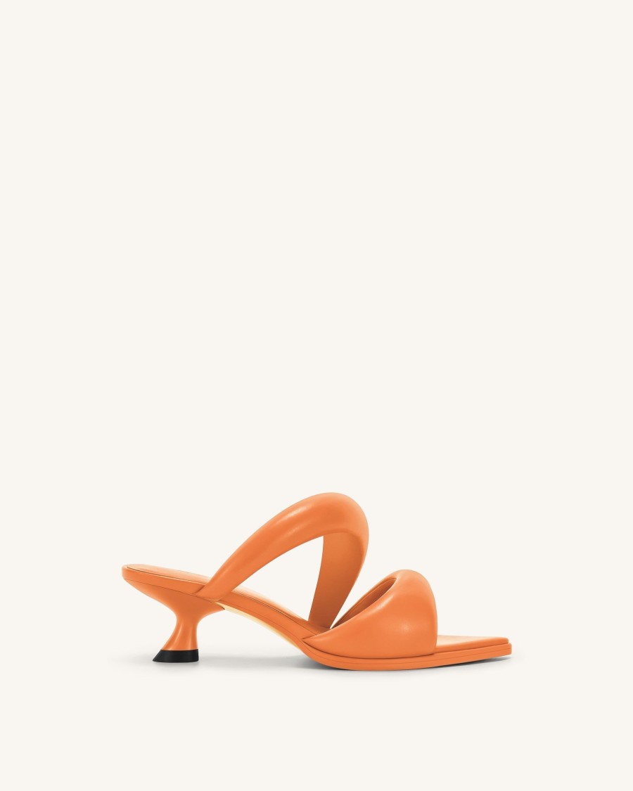 Chaussures JW PEI | La Mule Sara - Mandarine