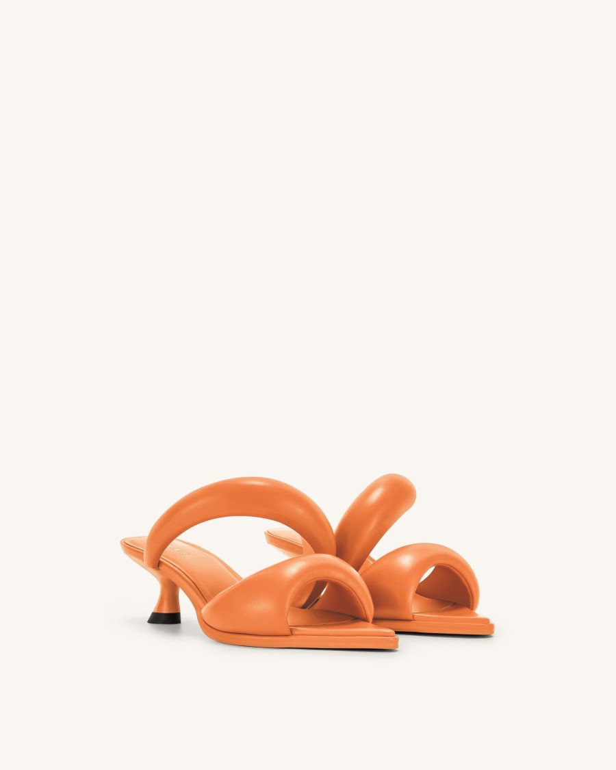 Chaussures JW PEI | La Mule Sara - Mandarine