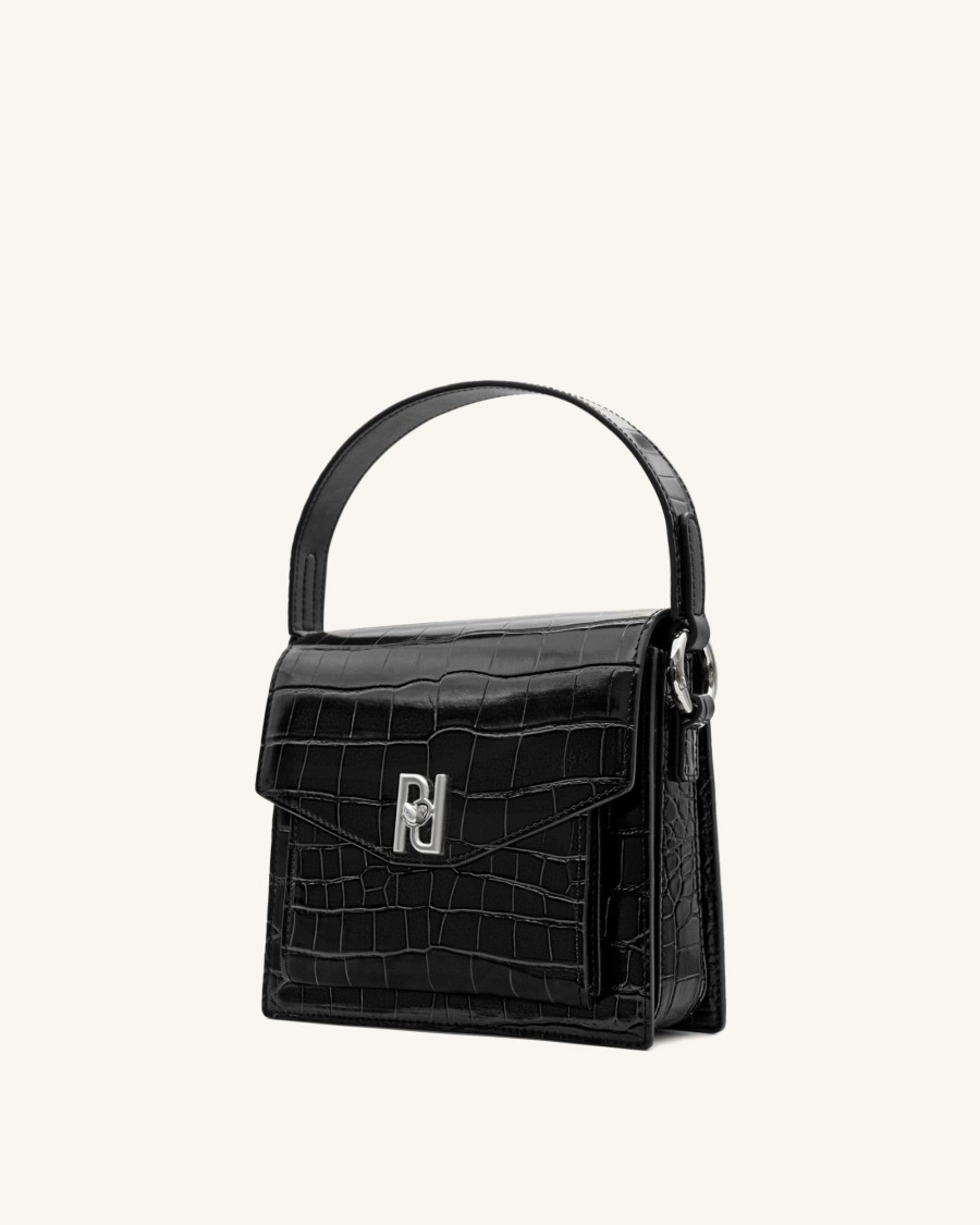 Sacs JW PEI | Lucy Sac A Main -Noir Effet Croco