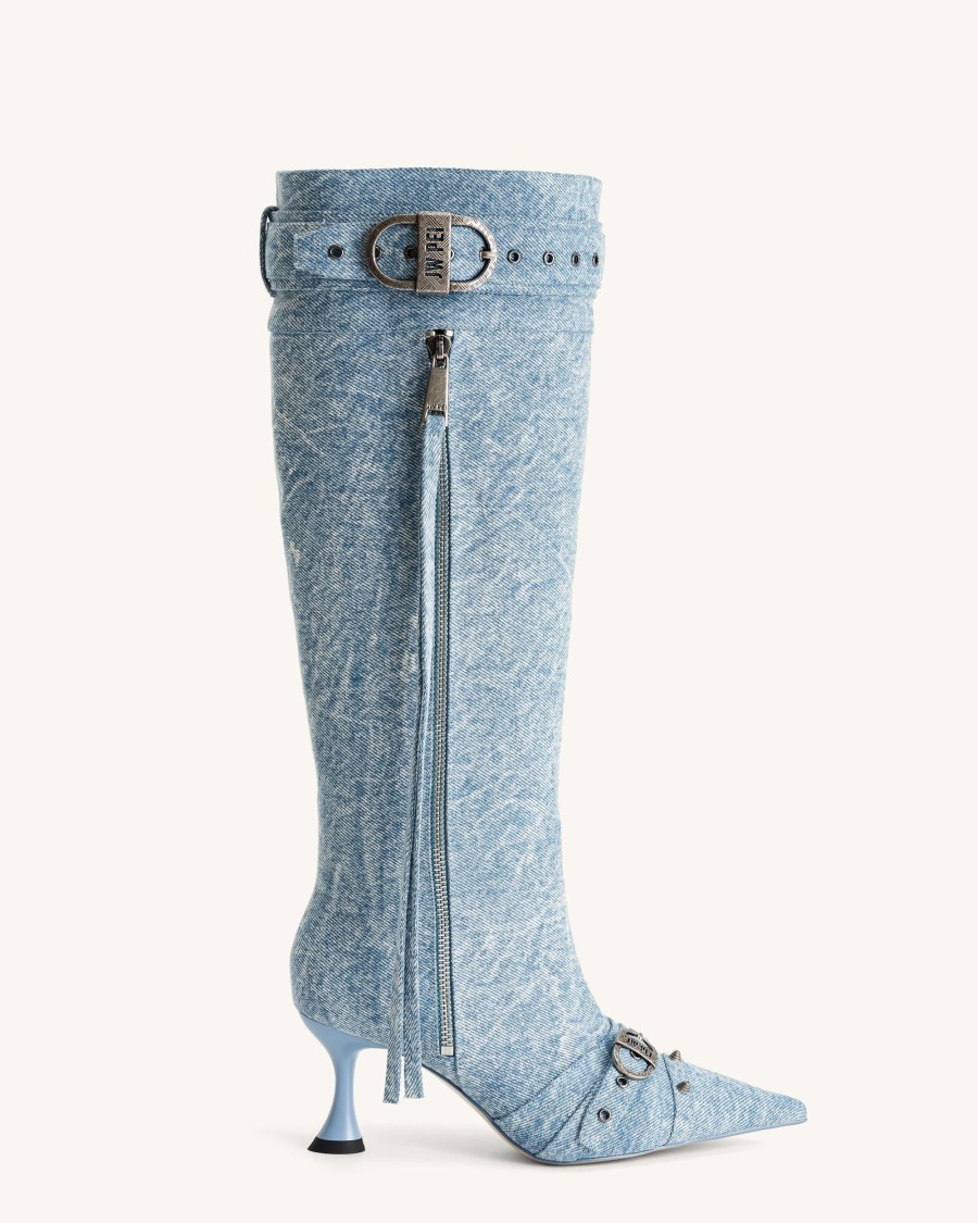 Sacs JW PEI | Bottes Nico En Denim - Bleu