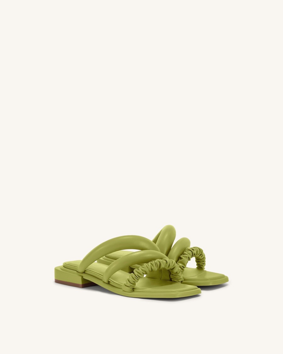 Chaussures JW PEI | La Mule A Plat Jada - Vert Citron