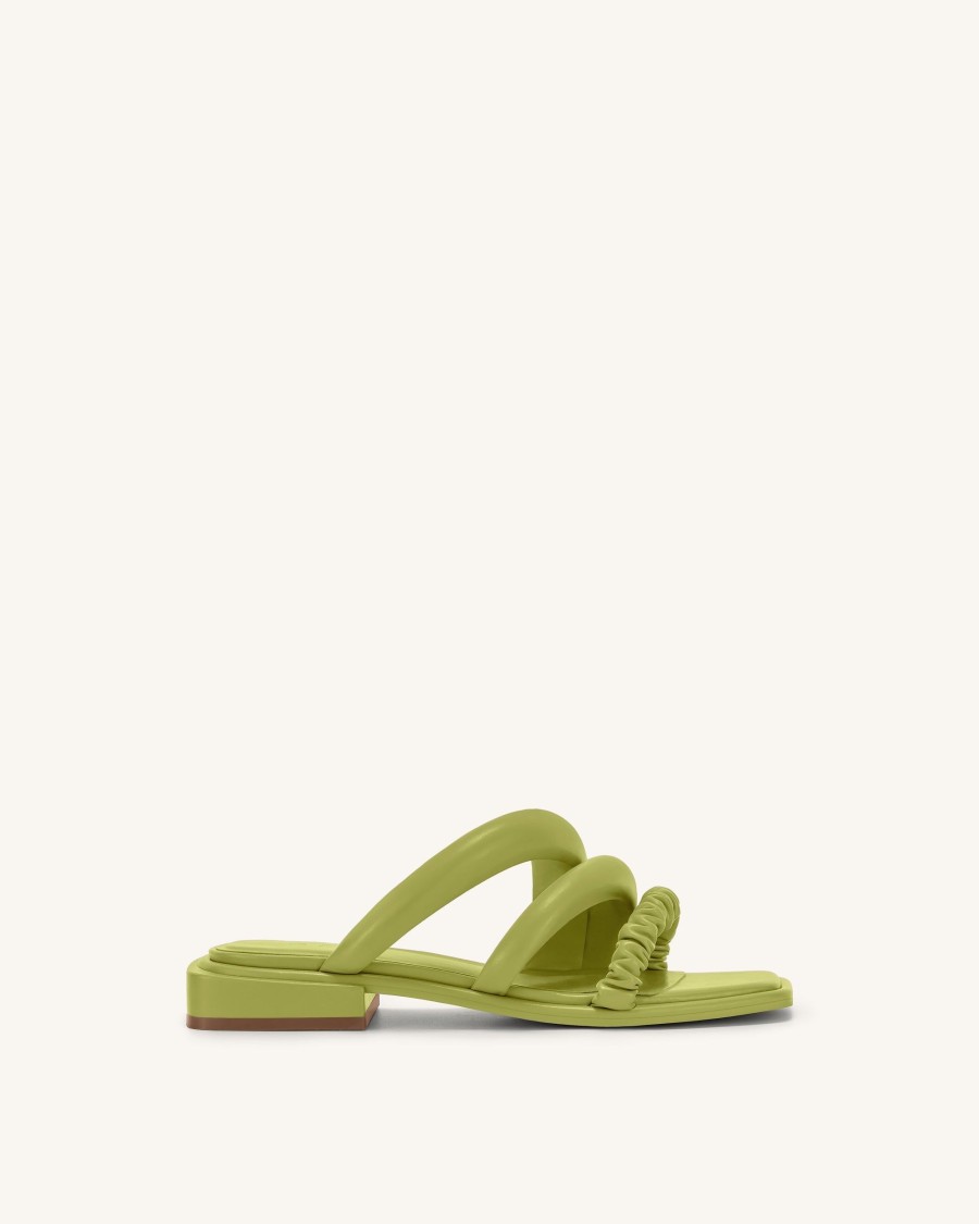 Chaussures JW PEI | La Mule A Plat Jada - Vert Citron