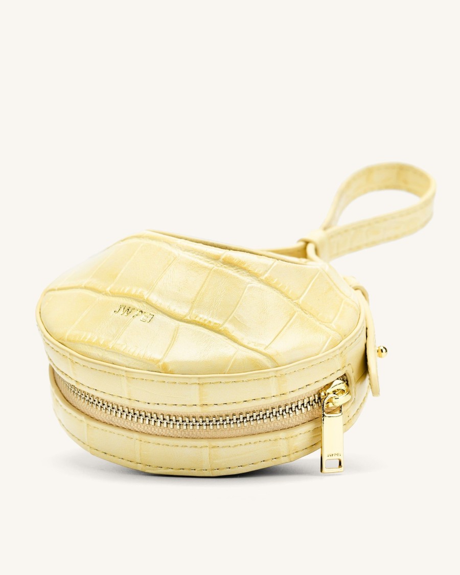 Sacs JW PEI | Super Mini Rantan - Jaune Clair Effet Croco