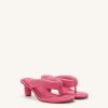 Chaussures JW PEI | Sandale Talia Puffed - Rose Rouge