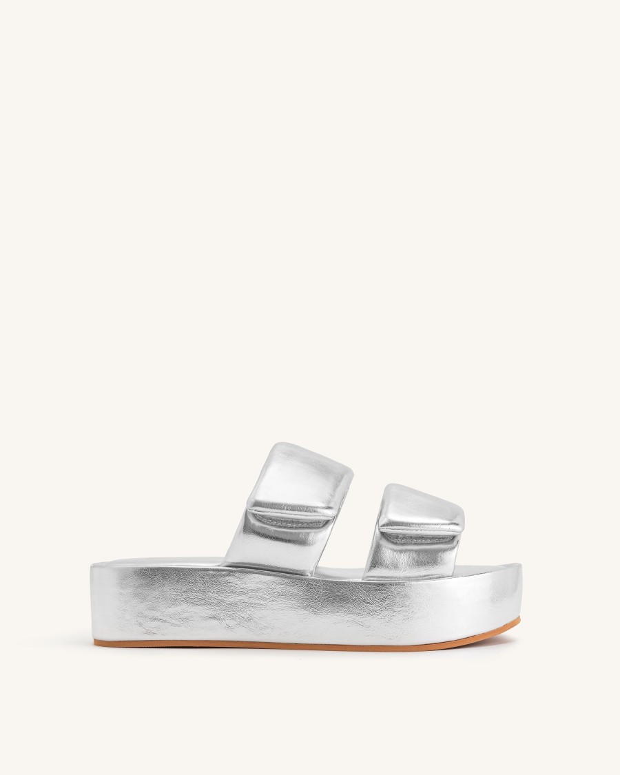 Chaussures JW PEI | Sandale Lexi Metallique - Argent