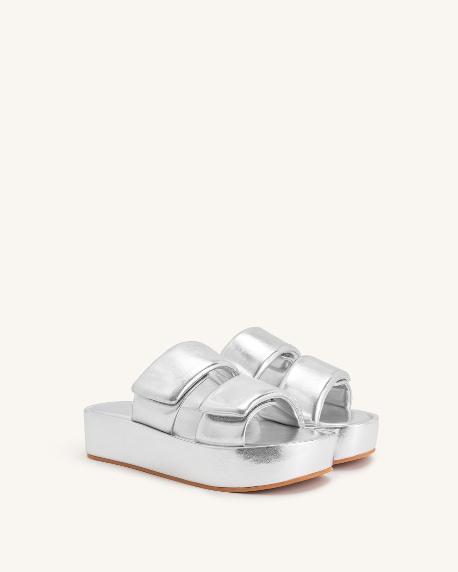 Chaussures JW PEI | Sandale Lexi Metallique - Argent