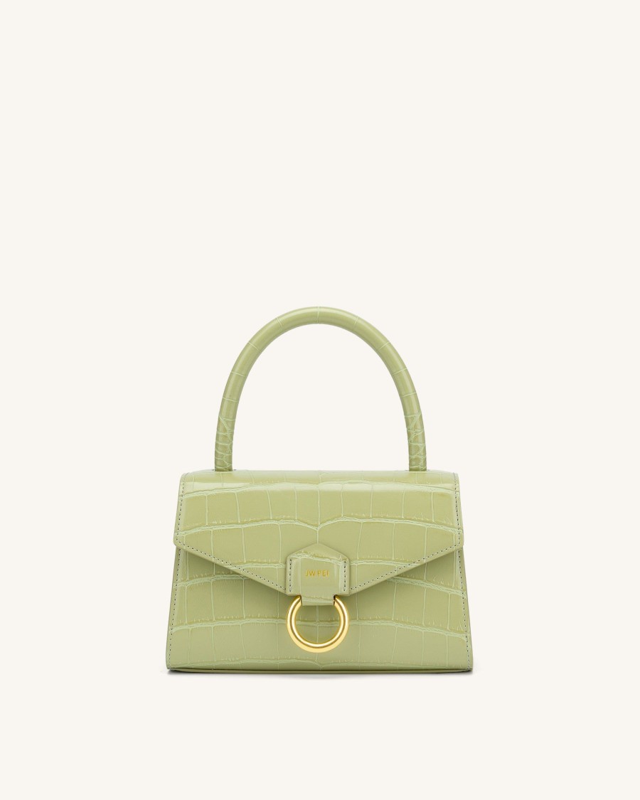 Sacs JW PEI | Sac A Main Stella - Vert Clair Effet Croco