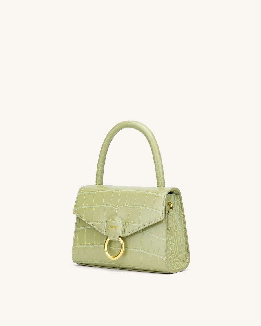 Sacs JW PEI | Sac A Main Stella - Vert Clair Effet Croco