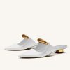 Sacs JW PEI | Helena Pierced Mules - Blanc