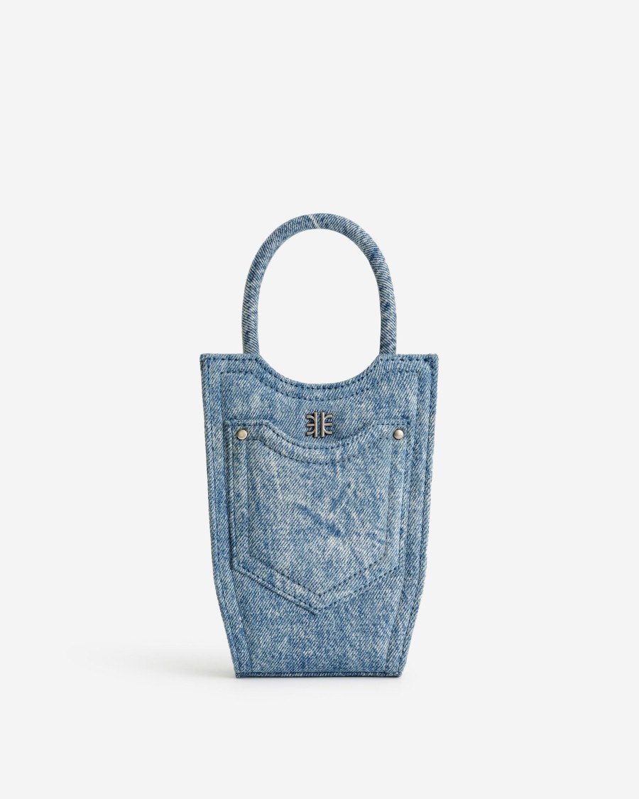 Sacs JW PEI | Sac Pour Telephone En Denim Fei - Bleu