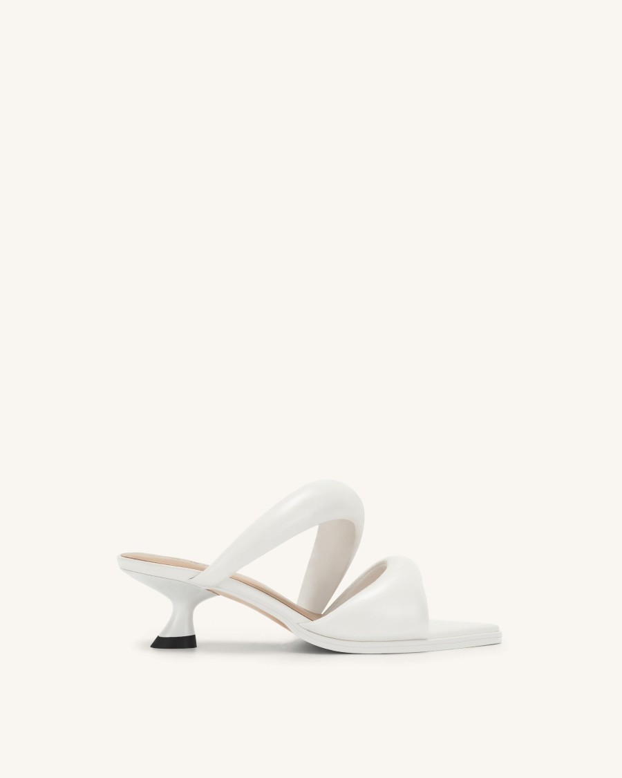 Chaussures JW PEI | La Mule Sara - Blanc