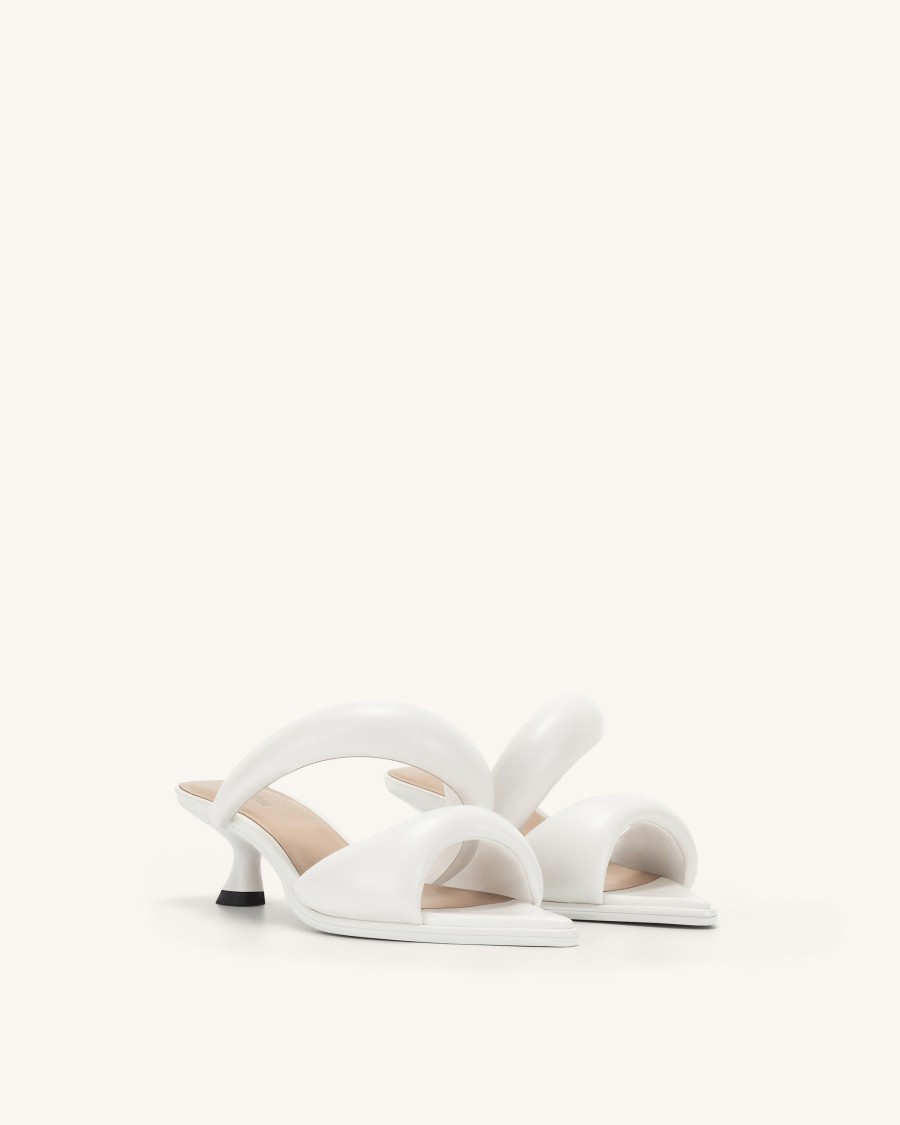 Chaussures JW PEI | La Mule Sara - Blanc