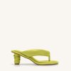 Chaussures JW PEI | Sandale Talia Puffed - Vert Citron