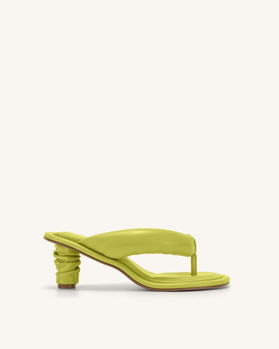 Chaussures JW PEI | Sandale Talia Puffed - Vert Citron