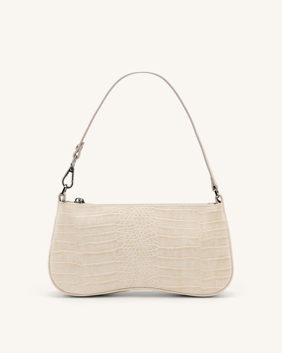 Sacs JW PEI | Sac Bandouliere Eva - Beige Effet Croco