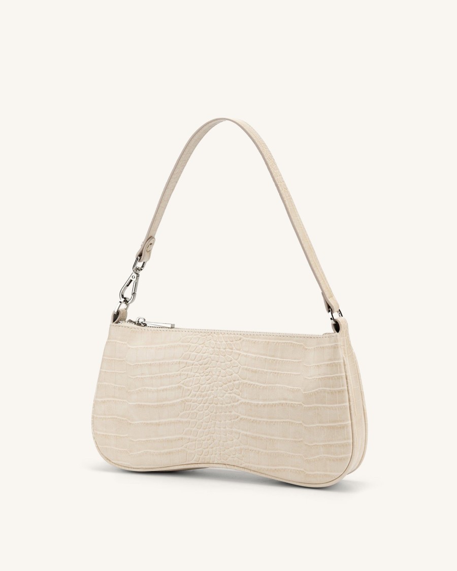 Sacs JW PEI | Sac Bandouliere Eva - Beige Effet Croco