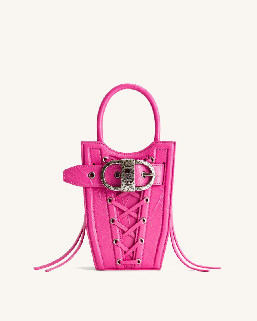 Sacs JW PEI | Le Sac Pour Telephone A Bandouliere Ecrase Fei - Rose Vif