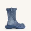 Sacs JW PEI | Bottes De Pluie Zoie En Denim Gaufre - Bleu