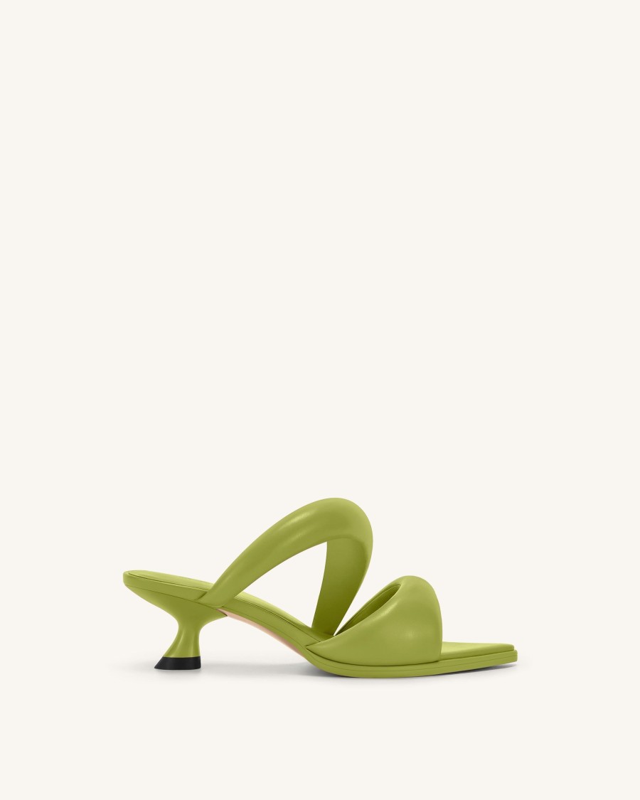 Chaussures JW PEI | La Mule Sara - Vert Citron