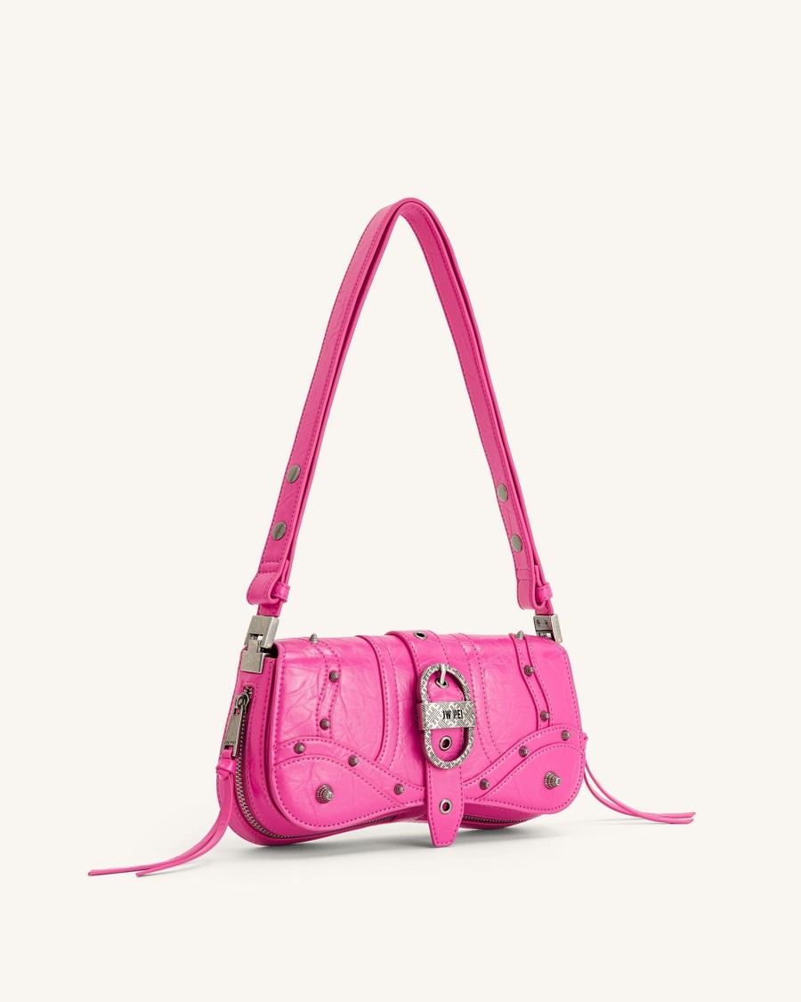 Sacs JW PEI | Le Sac A Bandouliere Ecrase Joy - Rose Vif