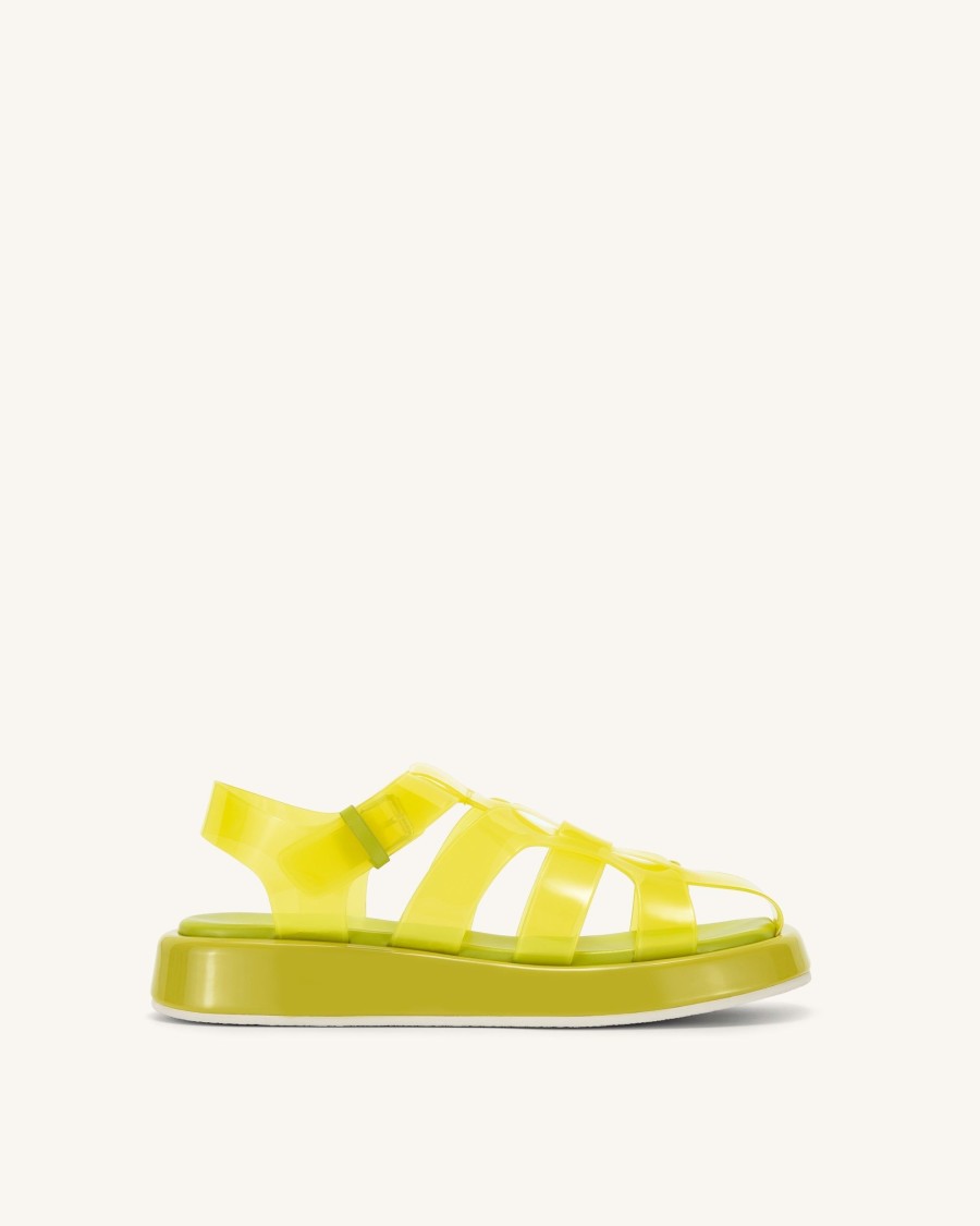 Chaussures JW PEI | Sandale A Plateforme Piper - Jaune