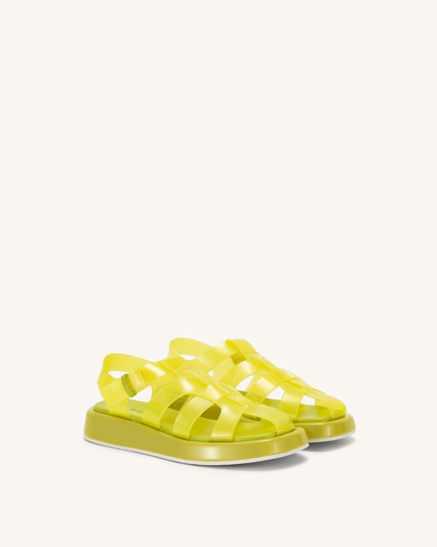 Chaussures JW PEI | Sandale A Plateforme Piper - Jaune