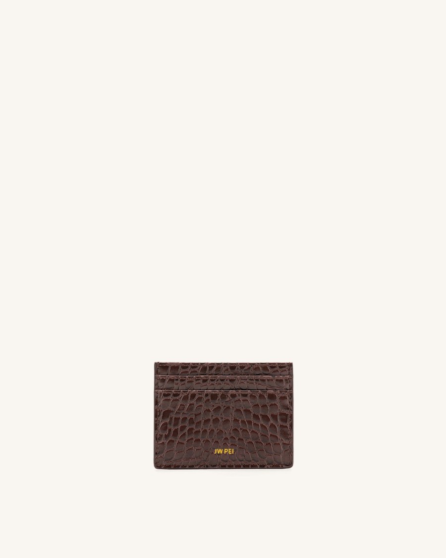 Sacs JW PEI | Porte-Cartes - Marron Effect Croco