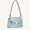 Sacs JW PEI | Sac Lilian Bandouliere- Glace Bleu Effet Croc