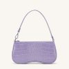 Sacs JW PEI | Sac Bandouliere Eva - Violet Clair Effet Croco