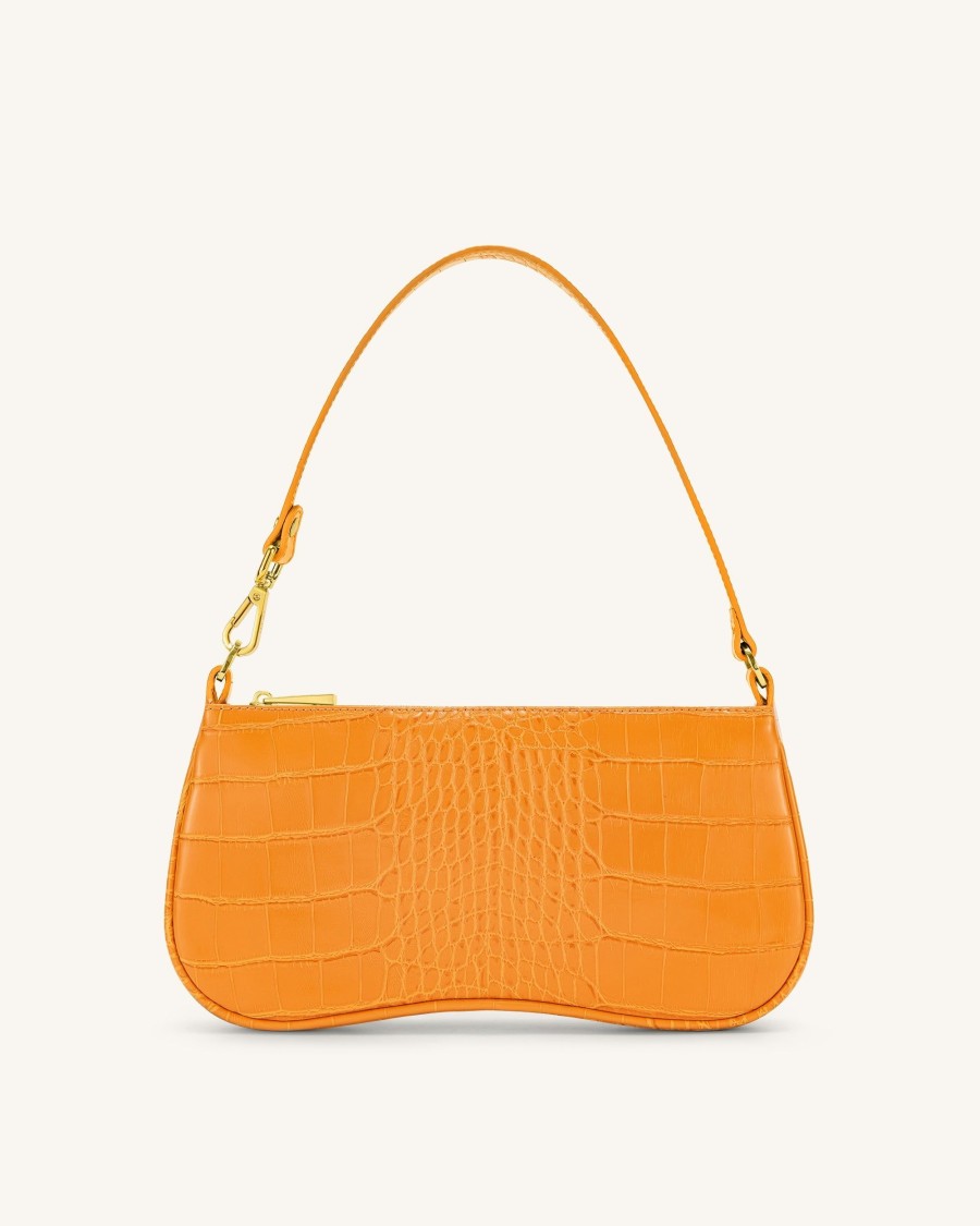 Sacs JW PEI | Sac A Bandouliere Eva - Croco Jaune Abricot