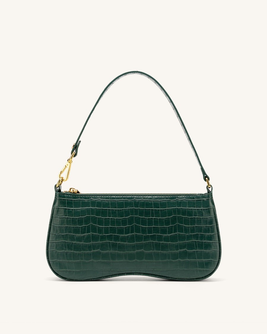 Sacs JW PEI | Sac Bandouliere Eva - Vert Fonce Effet Croco