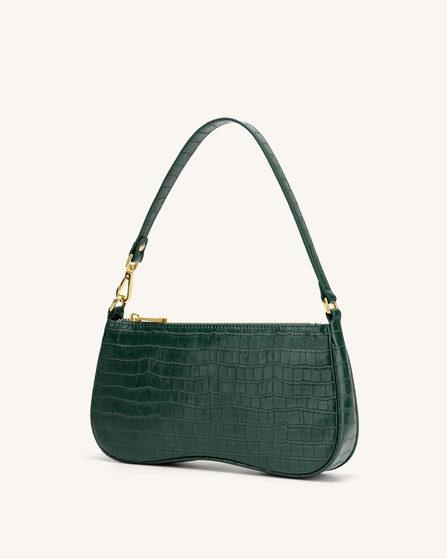 Sacs JW PEI | Sac Bandouliere Eva - Vert Fonce Effet Croco