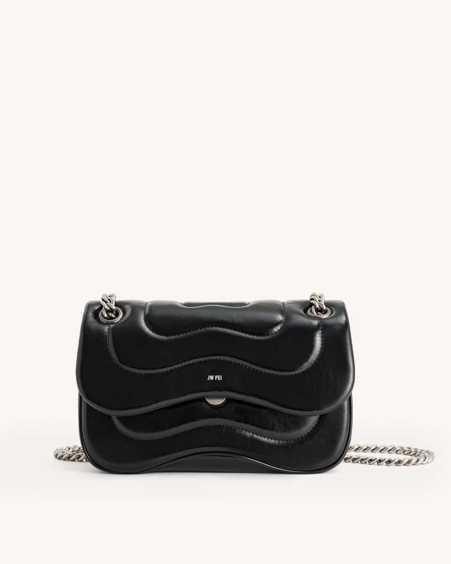 Sacs JW PEI | Tina Sac Bandouliere Matelasse Avec Chaine - Noir