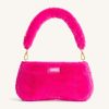 Sacs JW PEI | Sac A Bandouliere Eva En Fausse Fourrure - Rose Vif