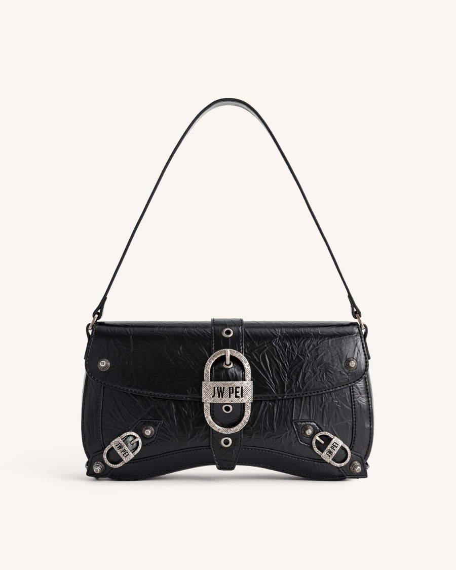 Sacs JW PEI | Le Sac A Bandouliere Ecrase Sia - Noir