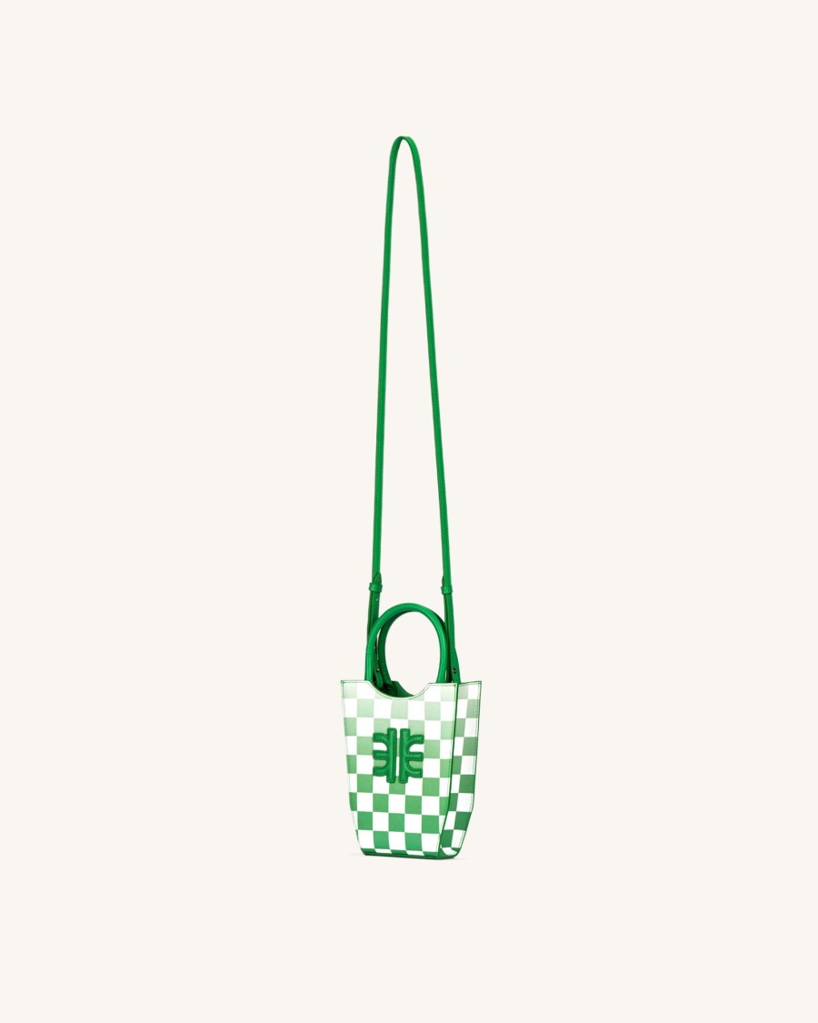 Sacs JW PEI | Fei Sac De Telephone En Damier Degrade - Vert Gazon