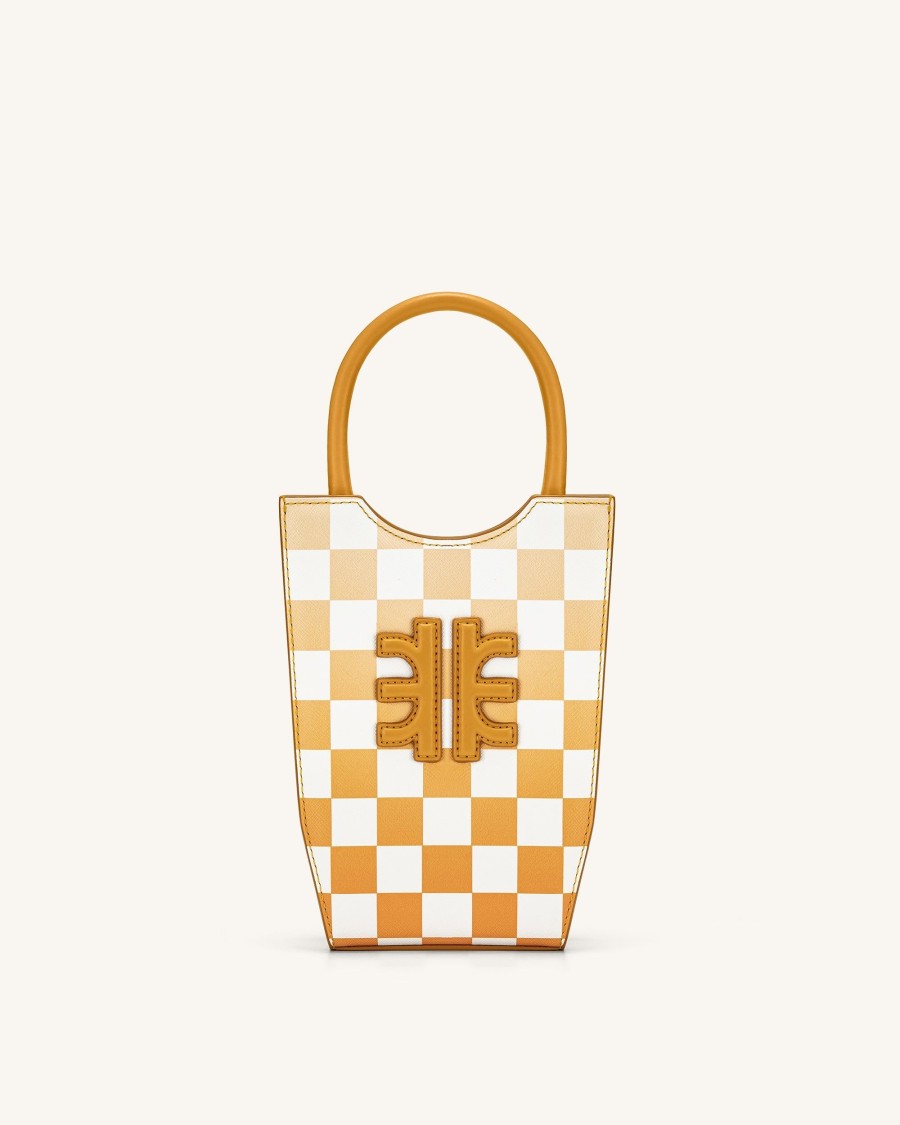 Sacs JW PEI | Fei Sac De Telephone En Damier Degrade - Orange