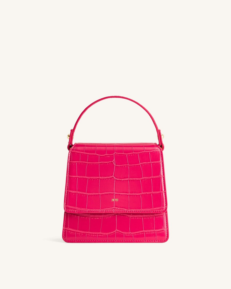 Sacs JW PEI | Fae Sac A Bandouliere A Poignee Superieure - Croco Magenta