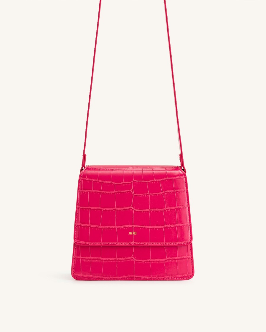 Sacs JW PEI | Fae Sac A Bandouliere A Poignee Superieure - Croco Magenta