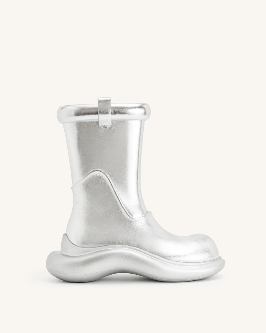 Sacs JW PEI | Bottes De Pluie Zoie Metalliques - Argent