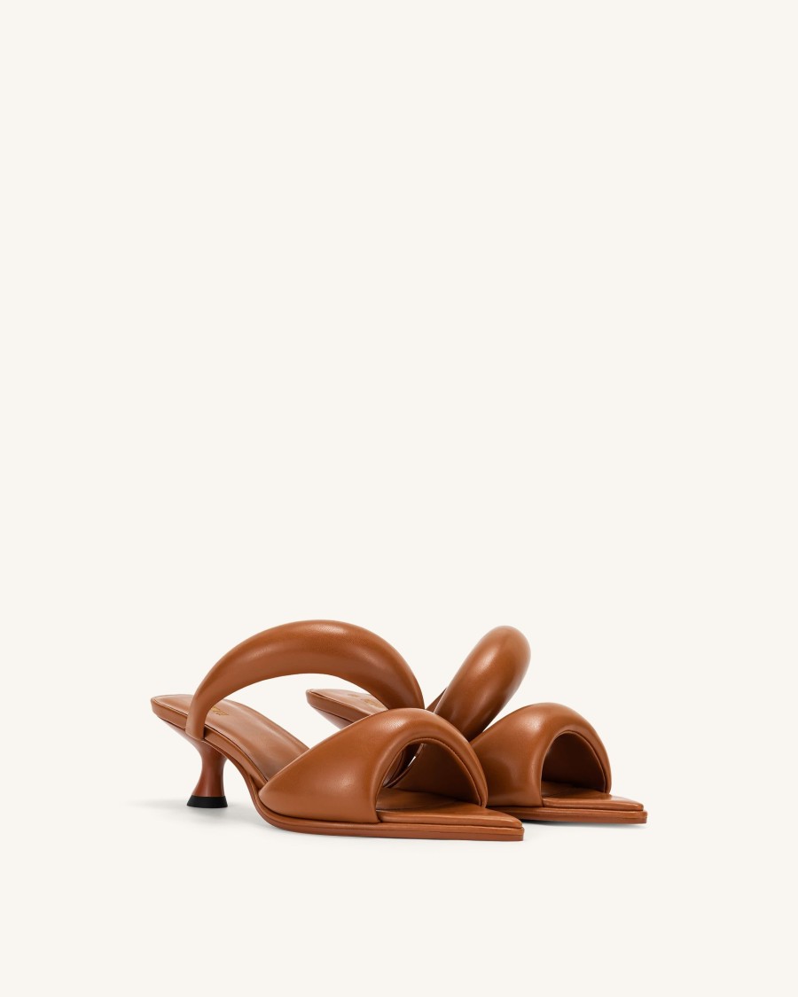 Chaussures JW PEI | Mule Sara Pour Femme - Marron Caramel