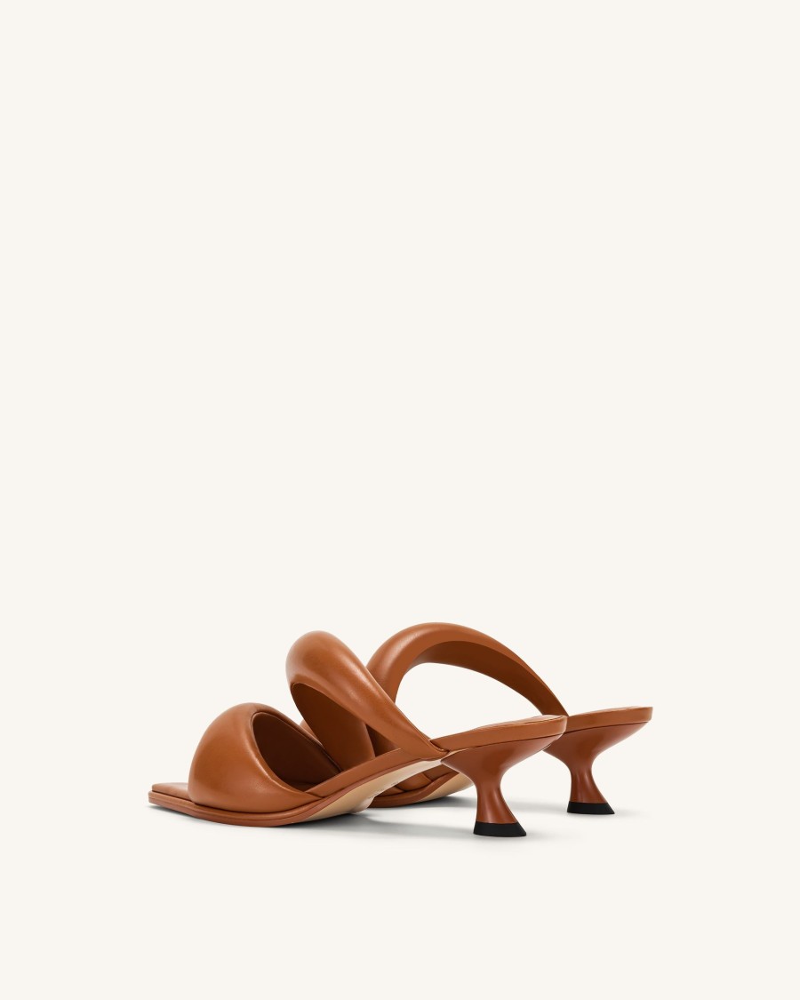 Chaussures JW PEI | Mule Sara Pour Femme - Marron Caramel