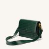 Sacs JW PEI | Sac Mini Flap - Vert Fonce Effet Croco