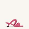 Chaussures JW PEI | La Mule Sara - Rose Rouge